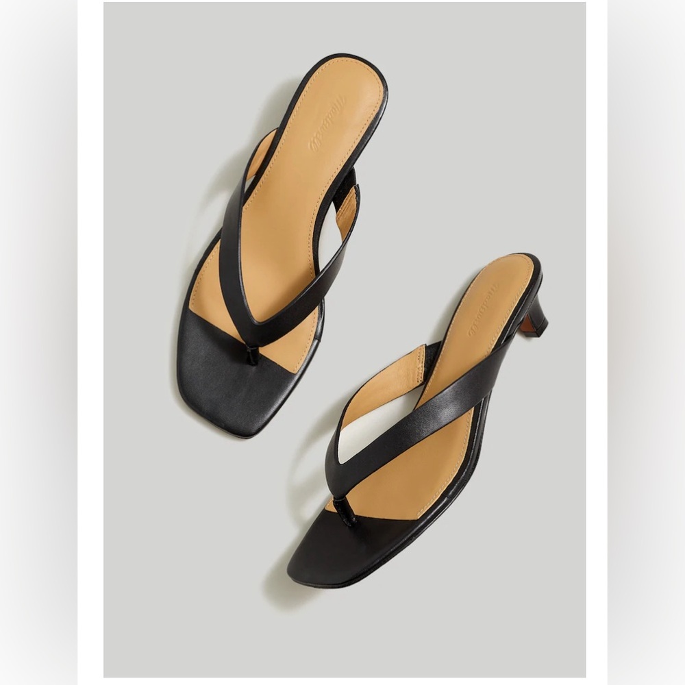 Madewell Irene Kitten Heel Sandal , new never worn 9.5